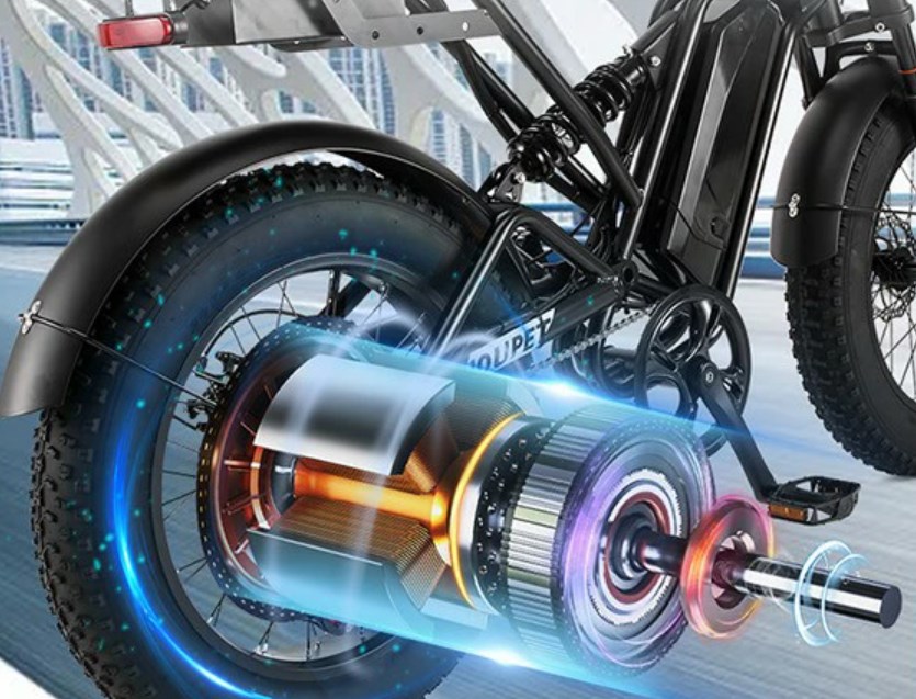 HOUPET 電動アシスト自転車 500W HOUPET 電動アシスト自転車 ブラック